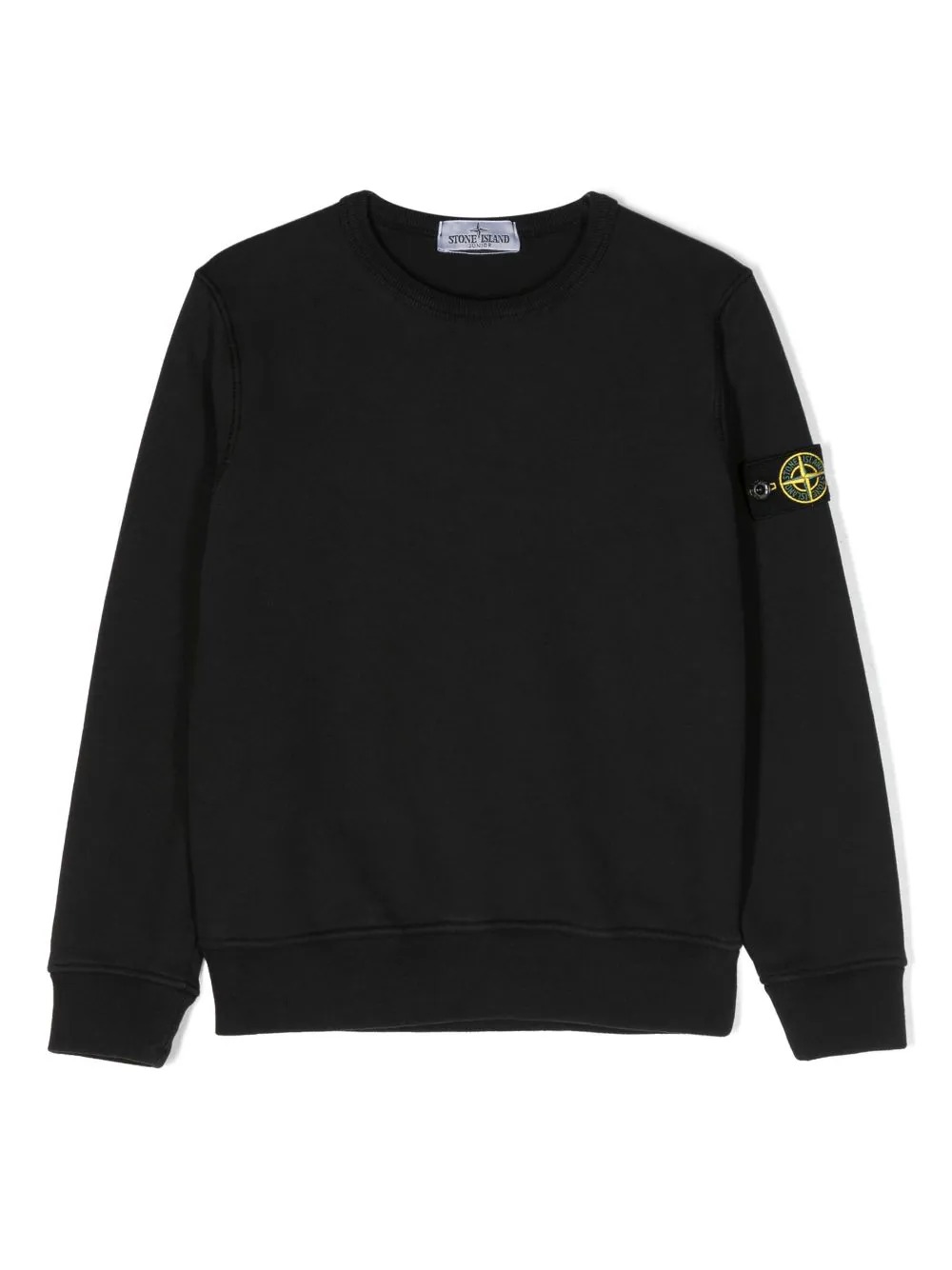 Felpa stone island logo on sale davanti